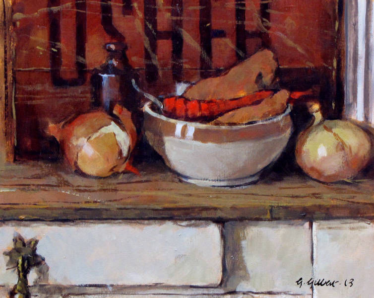 Sweet Potatoes, Acrylic